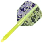 Condor Axe G.T Monster 3 Flight System - Shape Neon Yellow (XL)