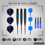 Red Dragon AMP Torpedo Steel Tip Darts - 24gm - Image 4