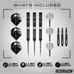 Red Dragon Recon Parallel Steel Tip Darts - 24gm - Image 4