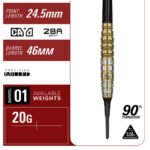 Target Prime Series Mayo G7.5 Soft Tip Darts - 20gm - Image 4
