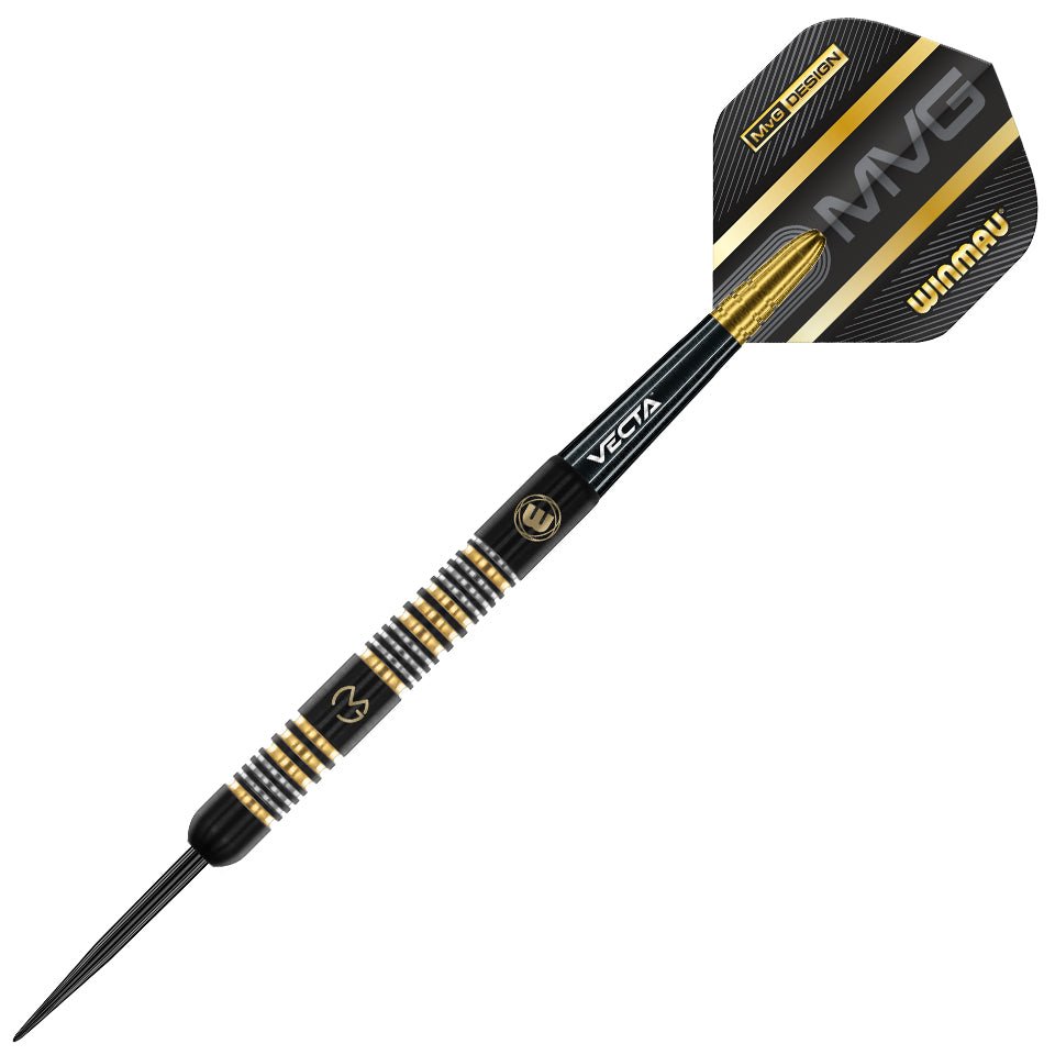 55-1481-23 Winmau MvG Trilogy Steel Tip Darts - 23gm - Image 1