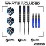 Red Dragon David Williams V1 Steel Tip Darts - 23gm - Image 6