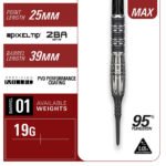 Target Mitsumasa Hoshino Pyro G11 Soft Tip Darts - 19gm - Image 4