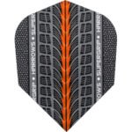 Harrows Supergrip Dart Flights - 100 Micron Shape Orange
