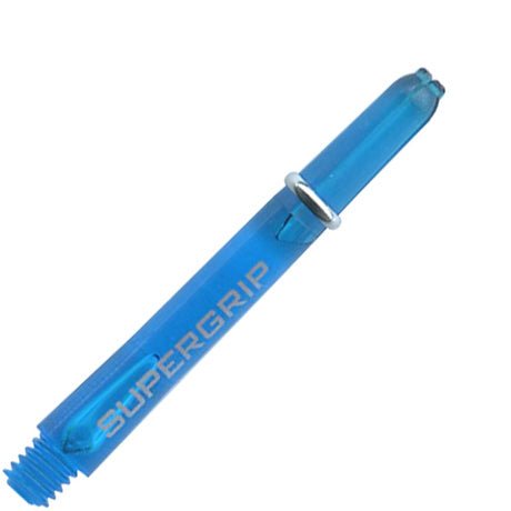 10-32965-2_52bb01a5-ebc7-4810-8620-724994676320.jpg Harrows Supergrip Polycarbonate Dart Shafts With Rings - Midi Aqua - Image 1