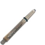 Harrows Supergrip Polycarbonate Dart Shafts With Rings - Midi Clear Black