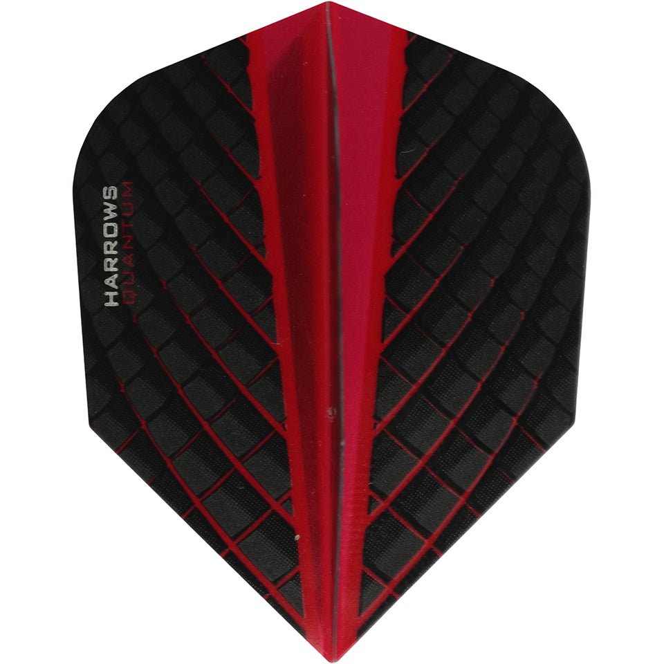 10-5663_20Quantum_20Shape_20Dart_20Flights_20-_20Red.jpg Harrows Quantum Dart Flights - Shape Red - Image 1