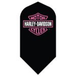 Harley-Davidson Pink Bar & Shield Dart Flights - Slim