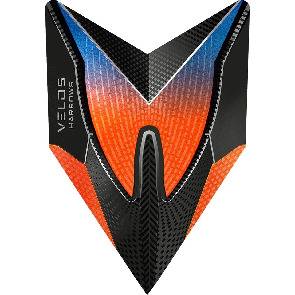 10-7337.jpg Harrows Fusion Dart Flights - Velos Orange - Image 1