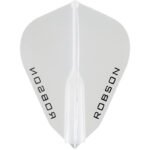 Robson Plus Dart Flights - Fantail White