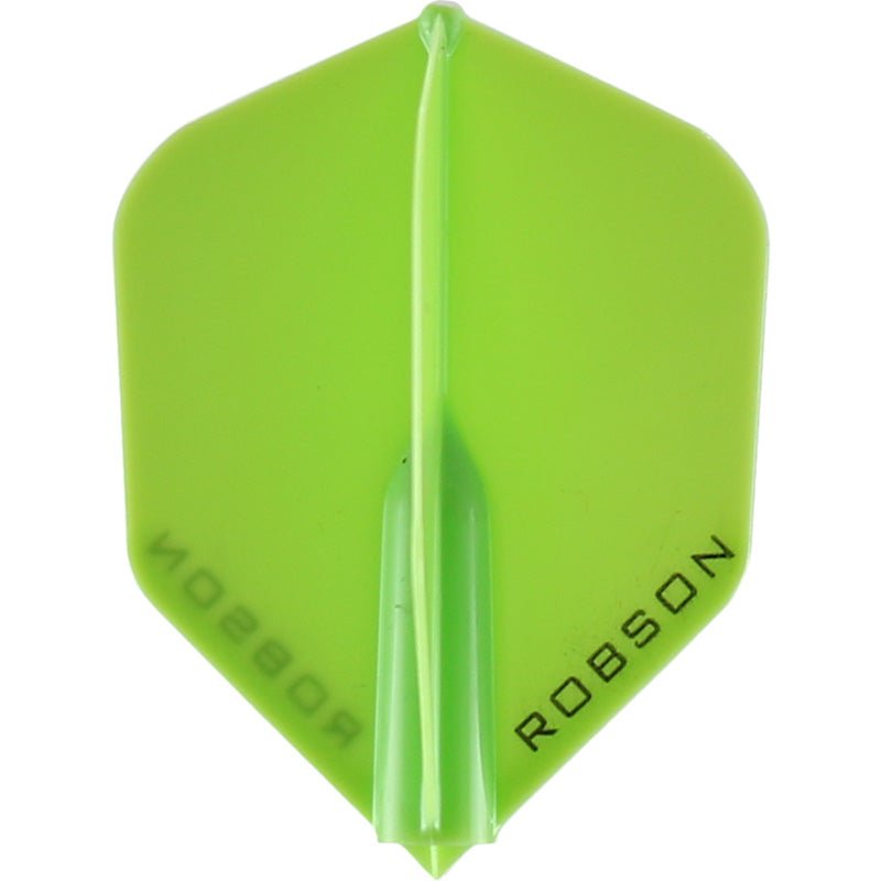 11-8102_e83039bd-6e9b-4126-b9aa-0d86eb47f547.jpg Robson Plus Dart Flights - Shape Lime - Image 1