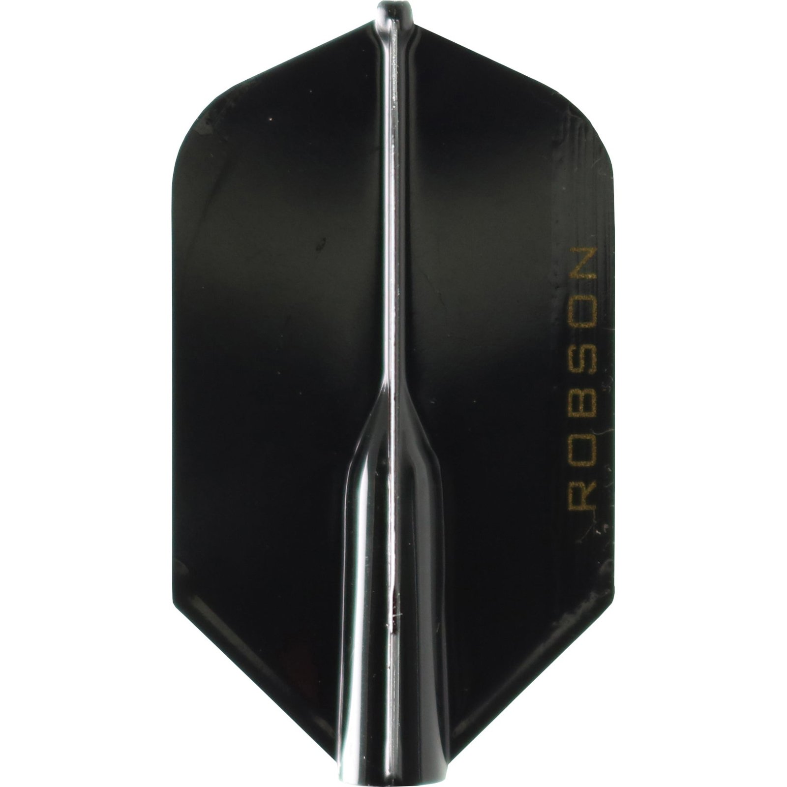 11-8400.jpg Robson Plus Dart Flights - Slim Black - Image 1