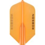 Robson Plus Dart Flights - Slim Orange