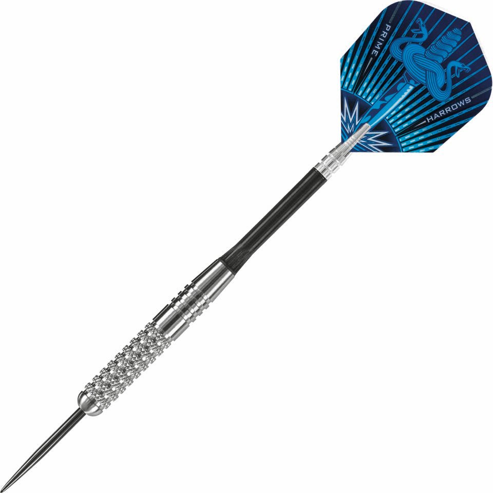 12-04676-25.jpg Harrows Assassin Knurled Steel Tip Darts - 25gm - Image 1