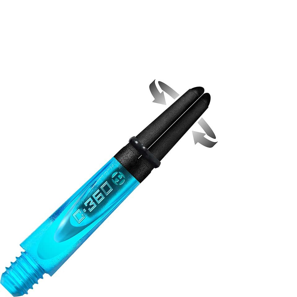 12-2065.jpg Harrows Carbon 360 Dart Shafts - Short Aqua - Image 1