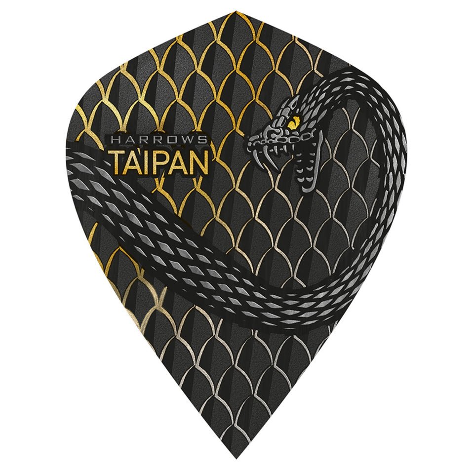 12-3413.jpg Harrows Taipan Dart Flights - Kite Gold - Image 1