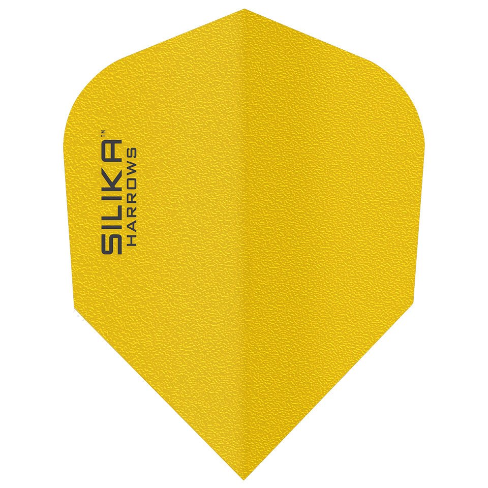 12-5131.jpg Harrows Silika Solid Tough Crystalline Coated Dart Flights - Shape Yellow - Image 1