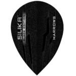 Harrows Silika Black Edition Darts Flights -  Pear