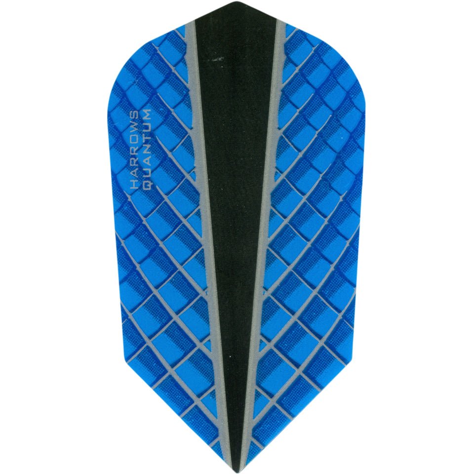 12-5675_20Quantum_20Blue_20and_20Black_20Slim_20Dart_20Flights.jpg Harrows Quantum Dart Flights - Slim Blue - Image 1