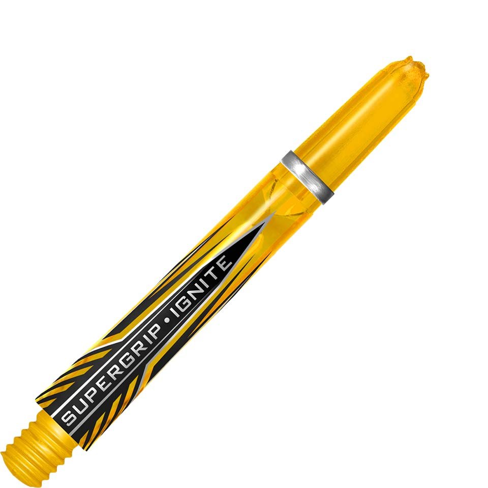 12-6876.jpg Harrows Supergrip Ignite Dart Shafts - Midi Yellow - Image 1