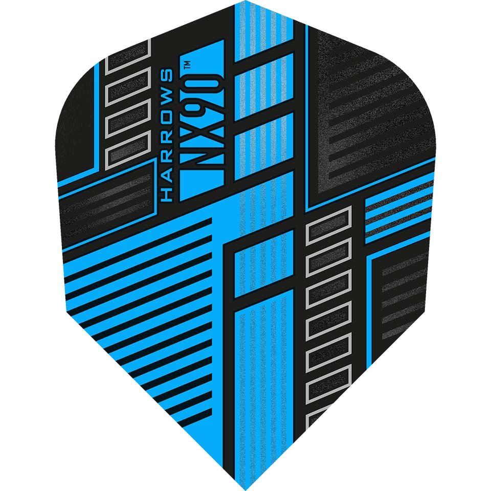 12-9103.jpg Harrows NX90 Dart Flights - Shape Blue - Image 1