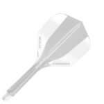 Harrows Solo Integrated Flight & Shaft System - No6 Midi Clear