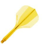 Harrows Solo Integrated Flight & Shaft System - No6 Midi Yellow