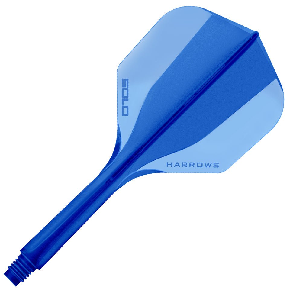 12-990023.jpg Harrows Solo Integrated Flight & Shaft System - No6 Medium Blue - Image 1