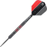 Target Vapor 8 Black Steel Tip Darts - Red 25gm