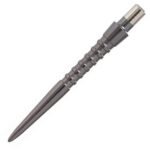 Target Storm Grooved Steel Points Grooved - 26mm Black