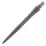 Target Storm Grooved Steel Points Grooved - 30mm Black
