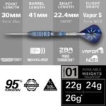 Target Phil Taylor Power Gx2 Swiss Point Steel Tip Darts - 24gm - Image 4