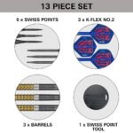 Target Raymond Van Barneveld Gen 6 Swiss Point Steel Tip Darts - 21gm - Image 5