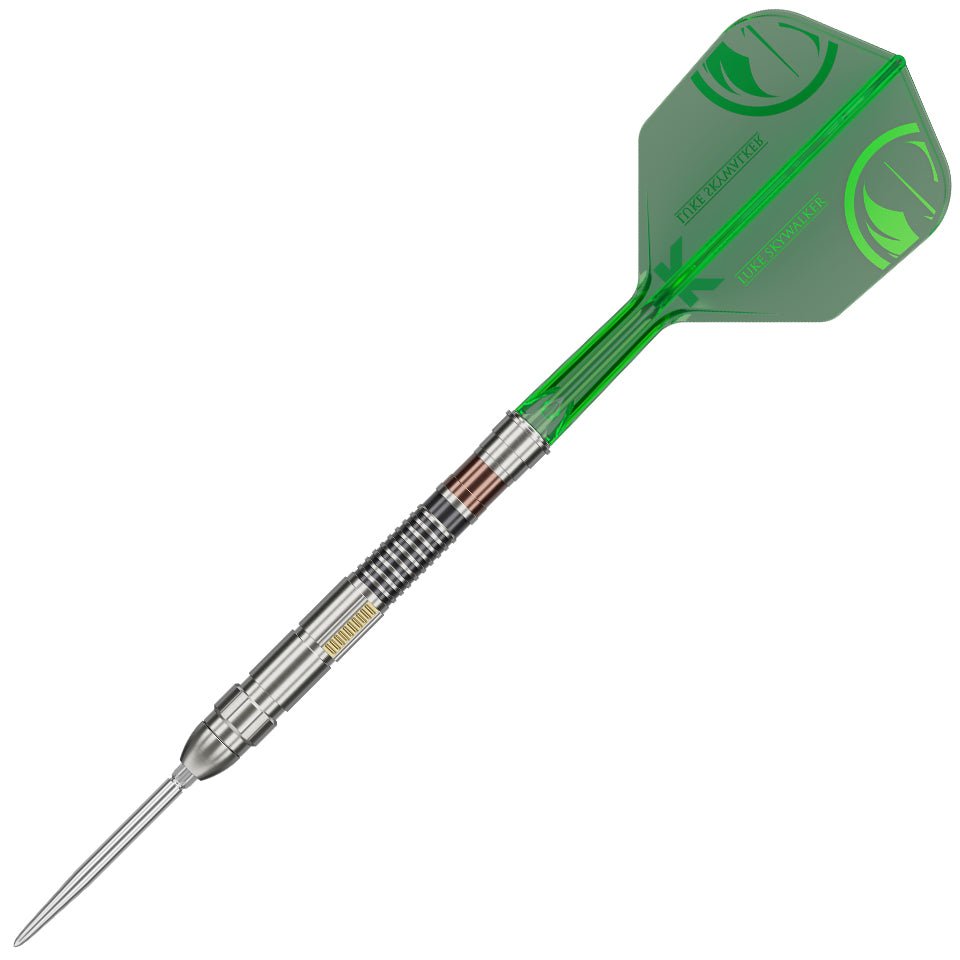 15-190784-24_01.jpg Target Star Wars Luke Skywalker "The Jedi Knight" Lightsaber Edition Swiss Point Steel Tip Darts - 24gm - Image 1
