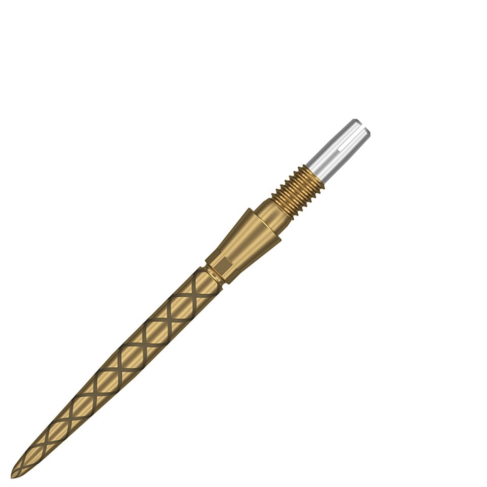15-340141.jpg Target Swiss Storm Diamond Steel Points - Gold 26mm - Image 1