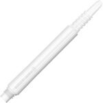 8 Flight Locked Dart Shafts - White Medium