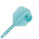 Target Japan Logo K-Flex Flight System - No6 Intermediate Aquamarine