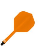 Shot Flight Deck Dart Flight and Shaft System - Standard Short Orange