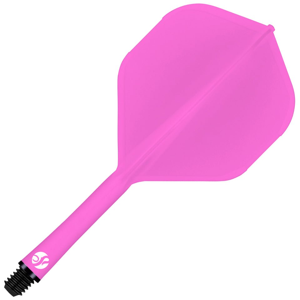 25-5448-m.jpg Shot Flight Deck Dart Flight and Shaft System - Standard Medium Pink - Image 1