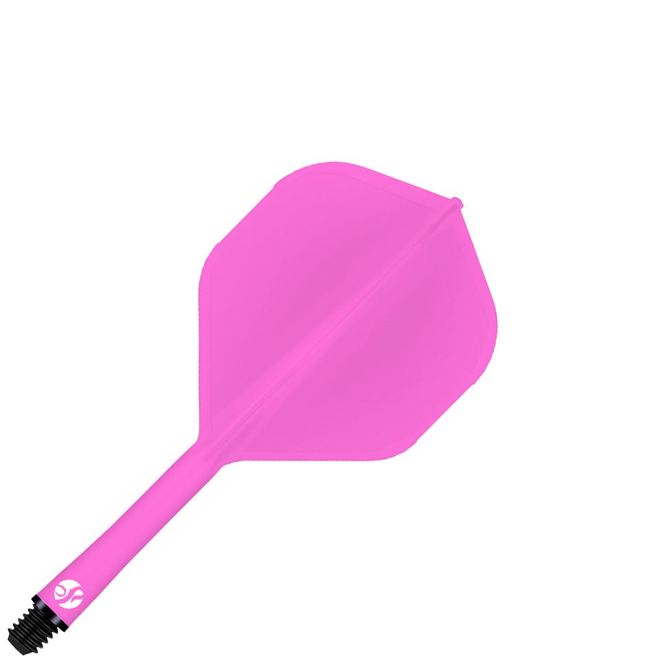 25-5448-s.jpg Shot Flight Deck Dart Flight and Shaft System - Standard Short Pink - Image 1