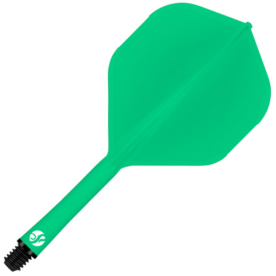 25-5449-m.jpg Shot Flight Deck Dart Flight and Shaft System - Standard Medium Green - Image 1
