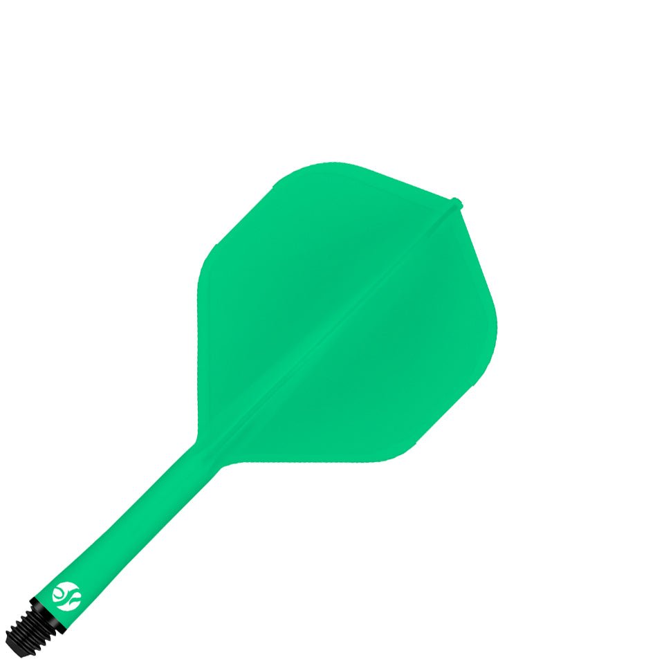25-5449-s.jpg Shot Flight Deck Dart Flight and Shaft System - Standard Short Green - Image 1