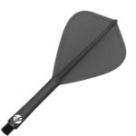 Shot Flight Deck Dart Flight & Shaft System - Kite Inbetween Black
