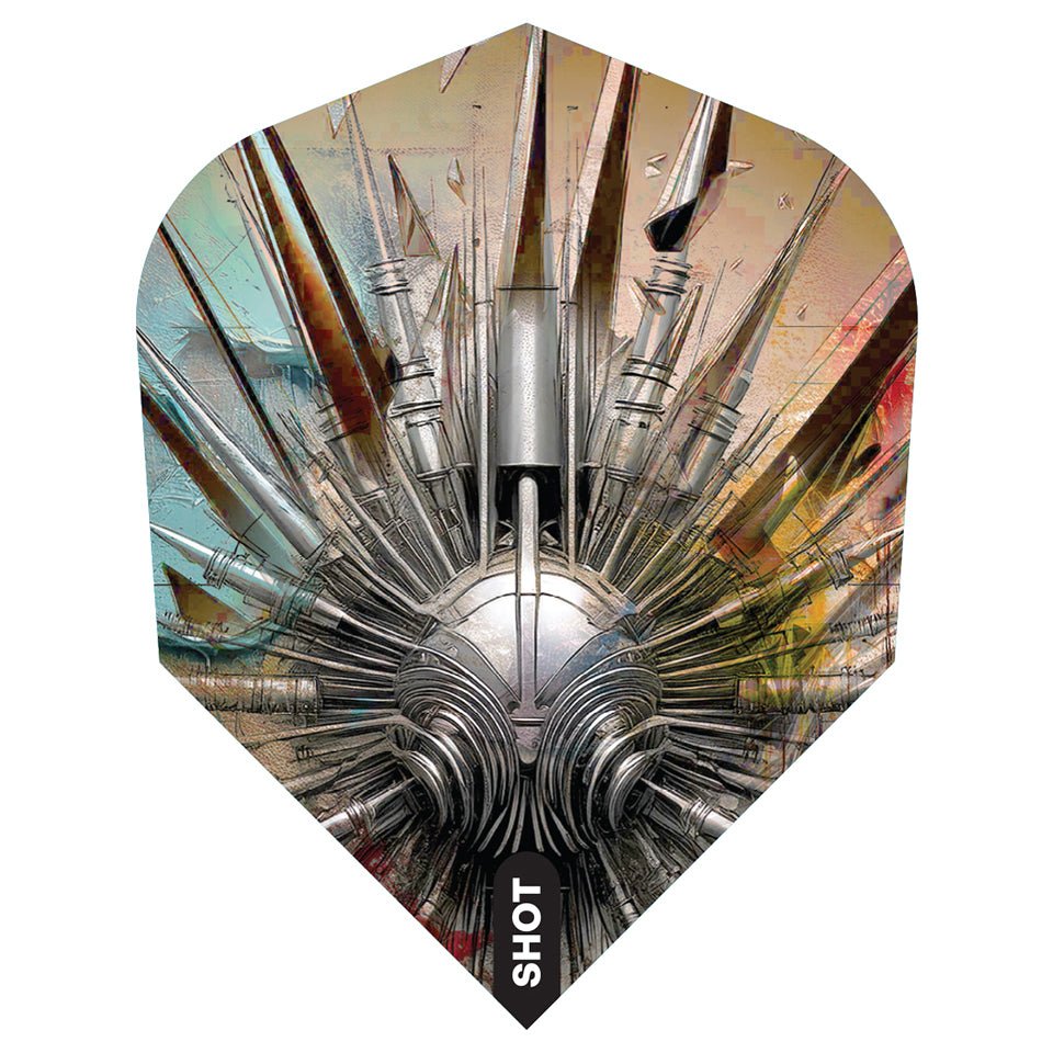 25-5503.jpg Shot Gnarly Shredda Dart Flights - Shape - Image 1