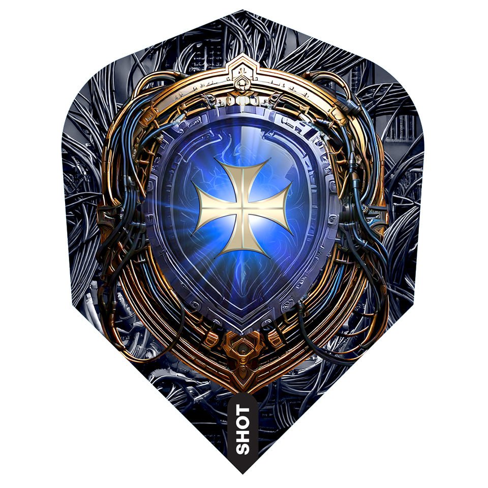 25-5514.jpg Shot Future Knights Ironsoul Dart Flights - Shape - Image 1