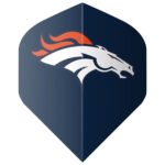 Shot Official Denver Broncos Dart Flights - Standard Blue