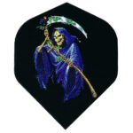 Dart Pros Grim Reaper Dart Flights - Standard Black