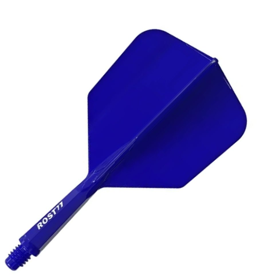 28-3s-m.jpg Cuesoul Rost 77 Integrated Dart Flights - Big Wing Blue (M) 28mm - Image 1
