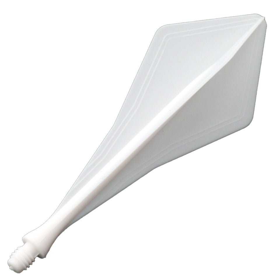 28-84239_01.jpg Cuesoul Traj AK8 Integrated Dart Flights - Diamond White - Image 1