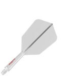 Cuesoul Rost 77 Integrated Dart Flights - Slim Clear (S) 23mm